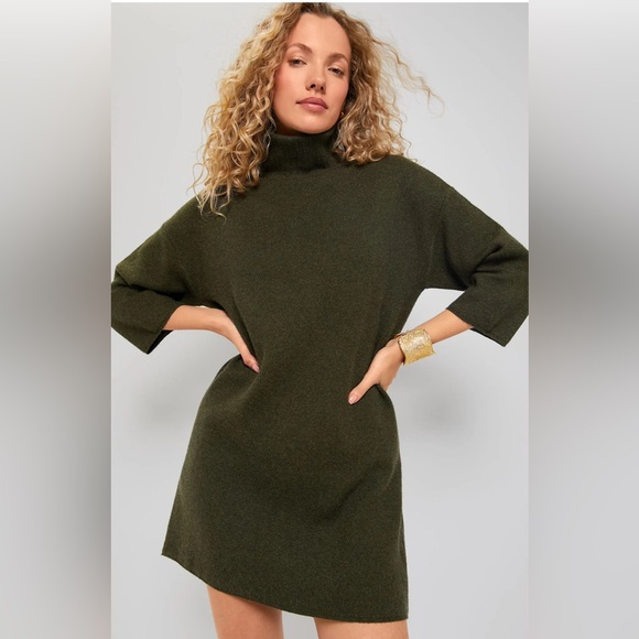 Pomander Place Dresses & Skirts - NWOT Tuckernuck Pomander Place Moss Green Vivianne Sweater Dress - Size Medium